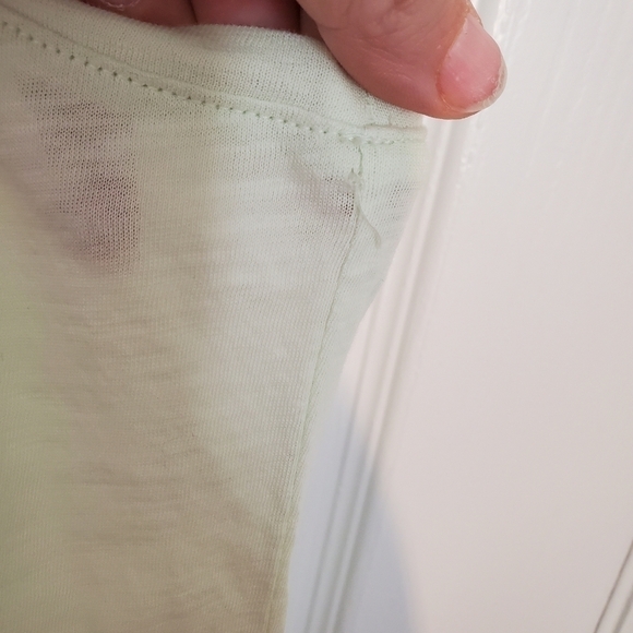 MADEWELL Organic and Conventional Cotton Neon Green/Yellow Tank - Picture 6 of 10